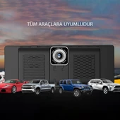 4K 10.2 inç Carplay Android Auto Uyumlu Çift Kameralı Araç Multimedya Ekran - 4