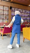 Ahenk Kapitone Cepli Kolsuz Yelek - (38-46) - 71152 - İndigo - 5