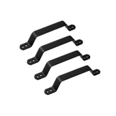 Mat Siyah Renk Metal El Tutamagı (4 Adet) Çekme Kolu Kapı Tutma Kulbu 17 cm Kulp Kapı Tutamağı Kulbu thumbnail 1