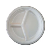 Roll-Up Nature Ekolojik Karton Kağıt Tek Kullanımlık 3 Bölmeli Tabak - 26 Cm. - 250 Adetlik 1 Paket thumbnail 3