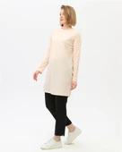 Doğa Sade Basic Tunik - 06016-1.023 - Krem thumbnail 9