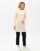 Doğa Sade Basic Tunik - 06016-1.023 - Krem thumbnail 7