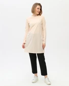 Doğa Sade Basic Tunik - 06016-1.023 - Krem thumbnail 4