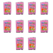 Burpak Frozen Kalın Kokteyl Buzlu İçecek Pipet - Düz - Pembe - 22 Cm. - 8 mm. -100 Adetlik 10 Paket - 1