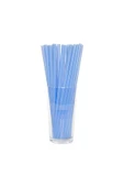 Dolphin Frozen Kalın Kokteyl Buzlu İçecek Pipet - Düz - Turkuaz - 22 Cm. - 8 mm. -100 Adetlik Paket - 3