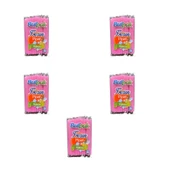 Burpak Frozen Kalın Kokteyl Buzlu İçecek Pipet - Düz - Pembe - 22 Cm. - 8 mm. -100 Adetlik 5 Paket - 1