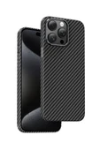 Fuchsia iPhone 15 Pro Max Manyetik Şarj Uyumlu Kevlar Kılıf - 1