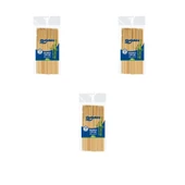 Dolphin Bambu Ahşap Çöp Şiş - Boy : 15 Cm. / En : 3mm - 100 Adetlik 3 Paket thumbnail 1