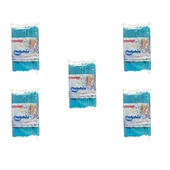 Dolphin Frozen Kalın Kokteyl Buzlu İçecek Pipet - Düz - Turkuaz - 22Cm. - 8mm. -100 Adetlik 5 Paket - 1