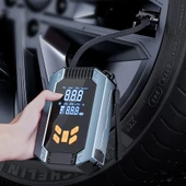 Dijital Kablosuz Usb Type-C 4*1800Mah Göstergeli Oto Lastik Şişirme Hava Pompası - 1