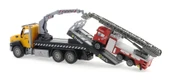 Die Cast Çek Bırak Vinçli Kurtarıcı ve Merdivenli İtfaiye Aracı - 5