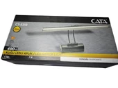 CATA CT 5212 Siyah Kasa Kuğu Ledli Duvar Apliği 6W 3200K Günışığı - 3