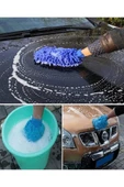 Mikrofiber Araç Yıkama Eldiveni Çizmez Oto Motorsiklet Bakım Süngeri Araba Temizleme Bezi Mop Havlu thumbnail 6