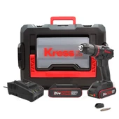 Kress KUC30.1 20Volt/2.0Ah Li-ion 60Nm Çift Akülü Kömürsüz Profesyonel Şarjlı Darbeli Matkap thumbnail 1