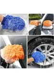 Mikrofiber Araç Yıkama Eldiveni Çizmez Oto Motorsiklet Bakım Süngeri Araba Temizleme Bezi Mop Havlu thumbnail 7