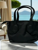 Levidor Saten Kumaş El Ve Kol Çantası Omuz Çantası VS.BLKT.0587 thumbnail 5