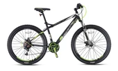 Kron VORTEX 4.0 26 Jant 21 Vites Mekanik Disk Çelik Dağ Bisikleti Siyah Yeşil Vitesli Bisiklet thumbnail 2