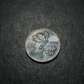 Escoines 3996368734321a6e5c 1971 Bronz 5 Kuruş Para - 2