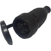 METE KAUÇUK SERİ 3X16+E UZATMA DİŞİ PRİZ - 1