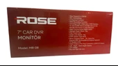 ROSE MR-08 7” EKRANLI 4 KAMERALI ARAÇ DVR SETİ - 4 KANAL FOKSİYON - KAYIT ÖZELLİĞİ - 4