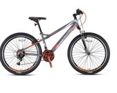 Kron VORTEX 4.0 26 Jant 21 Vites V-Fren Çelik Dağ Bisikleti Füme Turuncu Kron Vitesli Bisiklet thumbnail 2