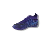 Laliga 600 Erkek Çocuk Mor Siyah Desenli Çoraplı Halı Saha Ayakkabı - 3