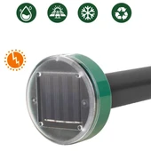 2 Adet Solar Güneş Enerjili Akrep,Köstebek,Yılan Fare Kovucu 750-1000 M2 Etkili Yuvarlak - 8