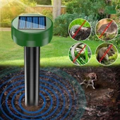 4 Adet Solar Güneş Enerjili Akrep,Köstebek,Yılan Fare Kovucu 750-1000 M2 Etkili Yuvarlak thumbnail 7