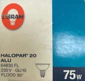 OSRAM 64830 FL 75 Watt GU10 30° Halojen Ampul - ÖZEL AMPÜL - 2