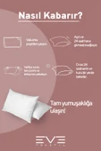 1 Adet Silikon Elyaf Nonwoven Yıkanabilir Antialerjik Vakumlu Yastık Seti 50x70cm 600 gr thumbnail 5