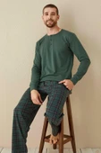 Aydoğan Erkek Civan Patlı Modal Çağla Yeşil Pijama Takımı 3337 - 1