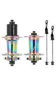 Hassns Pro 7 Rainbow Bisiklet Göbek Seti Ön Arka Kaset Göbek Seti 32 Delik 6 Vida Qr Mandal - 6