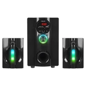 Mikado MD-95BT 20W Siyah Multimedya FM/BT/SD/USB Speaker Hoparlör 2+1 Ses Sistemi thumbnail 2