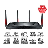 ASUS DSL-AC88U AC3100 Dual Band VDSL Fiber Modem Router thumbnail 2