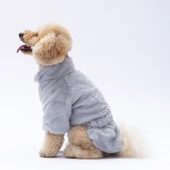 Pawstar Gri Paris Küçük Irk Köpek Ceketi thumbnail 2