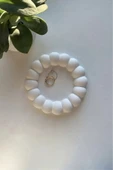 Bubble Dekoratif Tabak Sunumluk Bardak Altlığı | Beyaz |  Büyük Bubble - 12