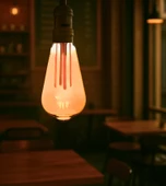 Armut Tasarım E27 Rustik Ampul Vintage Amber (4,5W - 500 Lümen)-(KIRILMAZ PLASTİK GÖVDE) - 1