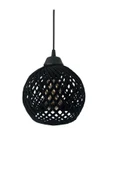 Sarkıt İp Top Avize 20cm Başlık (70cm Kablo) SİYAH - 4