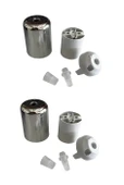 Duy Lalesi ve E27 Duy (Gümüş Renk) Plastik (2 ADET) - 1