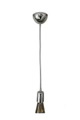 Sarkıt Lale Duy - KUMAŞ KABLO - (Gümüş Renk) (AMPUL DAHİL DEĞİLDİR) 70cm Plastik - 1