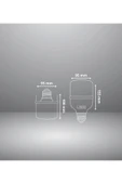 80 Watt Usb Şarjlı Kamp Ampulü - Kancalı Kamp Çadır Lambası 6500K (Teleskopik) - 2