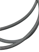 Dekoratif Kumaş Aydınlatma Elektrik Kablosu (2x0,50 TTR) (Siyah Beyaz Zigzag) 1 Metre - 3