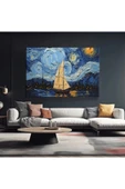 Geceye Yelken Açan Kanvas Tablo thumbnail 2