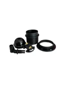 İtalyan E27 Duy Vidalı Yarım Diş Avize, Abajur, Ağaç Feneri Duyu Halkalı (250V-4A)(Bakalit) 5 Adet - 2