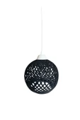 Sarkıt Ip Top Avize 20cm Başlık - Siyah Top (70CM BEYAZ KABLO) - 2