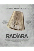 Radiara - Makrome Avize - Bej-Ekru, Metal İskelet - 1
