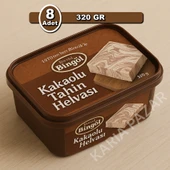 Bingöl Kakaolu Tahin Helvası 320 g x 8 | Ekonomik Toptan Paket - 1