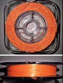 Eagenset Hazır Çapari Kombini Boru Sim Ultraviyole Uv Neon Turuncu Makarada - 1