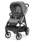 Inglesina Aptica Bej Tek Elle Katlanabilen Çift Yönlü Bebek Arabası Kensington Grey thumbnail 4