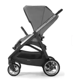 Inglesina Aptica Bej Tek Elle Katlanabilen Çift Yönlü Bebek Arabası Kensington Grey thumbnail 2